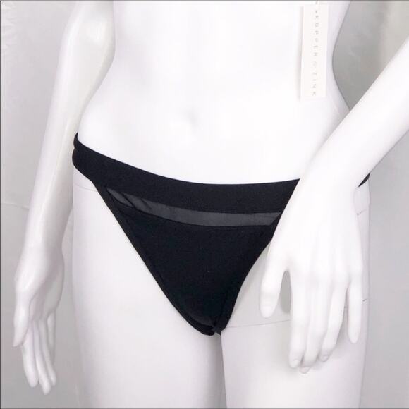 Kopper & Zink Black Lace-Up Bikini Set - Size Medium - Picture 12 of 15